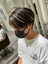 アース 岐阜店(HAIR&MAKE EARTH)&nbsp;ハイライトxメンズパーマ