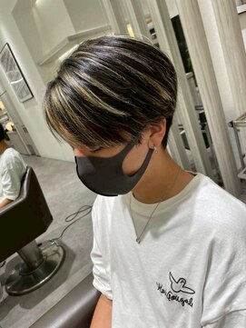 アース 岐阜店(HAIR&MAKE EARTH) ハイライトxメンズパーマ