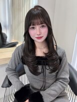 ボタン テンジン(VOTAN tenjin)&nbsp;暗髪カラーとレイヤーカットで上品な韓国style☆