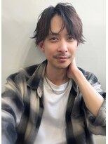 エル セルカ 高田馬場(el CERCA) メンズセンター分けニュアンスヘア