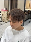 ツイストスパイラルパーマ ツイストパーマ メンズパーマ 眉毛