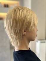 エリン バイ リル ヘアー 本陣(eLin by LiL hair)&nbsp;金髪×ウルフ