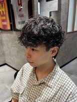 メンズサロン アネロ 名駅(Men's salon anhelo)&nbsp;シャドウパーマ×メンズマッシュ×ツーブロック×無造作パーマ