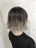 アルマヘア(Alma hair) 【Alma】外ハネボブ☆グラデーションアッシュブラウン