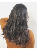 コントラストハイライト×アッシュベージュ