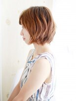 ヘアメイク ナル(hair make nalu) ニュアンスカールのゆるふわバルーンボブ