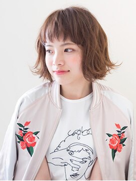 トップヘアー アヴェニュー 刈谷(TOPHAIR Avenue) ハイカジュアルな束感フレンチボブ/ぱっつん前髪/
