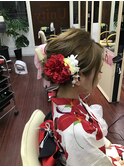 着付ヘアアレンジ