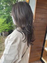 ヘア プロデュース キュオン(hair produce CUEON.) ロングレイヤー×グレージュ