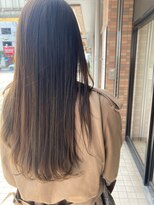 ニコア 千葉(nicoa)&nbsp;グレージュ/大人かわいい/フェザーバング/海外風[千葉/千葉駅]