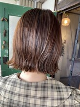 トランス(hair esthetics salon trans) こっくりオレンジ