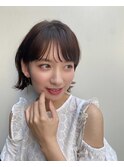 スタイリング簡単 小顔くびれボブ