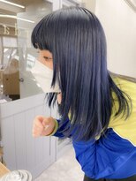 ヴェルダ 池袋店(verda)&nbsp;【verdaお客様】ネイビー×ブルー×カラー　mizuno