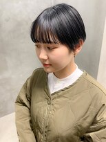 テトヘアー(teto hair) マッシュショート、ベリーショート、黒髪、ワイドバング