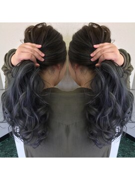 ラックスビーギャラリー なんば駅前店(LUXBE GALLERY) ＊津村＊style by LUXBE＊ブルーアッシュ