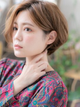 カバーヘアアンドスパ ブリス 浦和(COVER HAIR&SPA bliss) ■アシンメトリーオンブレ大人ボブショート51★浦和20代30代40代