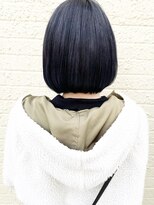 モリオ フロム ロンドン 成増店&nbsp;【morio成増/玉井】ボブ　ネイビーブルー