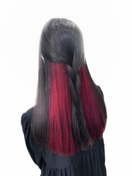 ホワイト 梅田(white) ＊インナー＊ラズベリーレッド