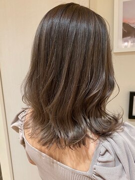 ロンド フィーユ(Lond fille) Chika 大人韓国ヘア！ミディアムくびれヘア×グレージュ