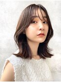 イメチェンハッシュカットフルバング似合わせカットくびれヘア