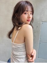 銀座　LIBERTE  レイヤースタイル×透明感ベージュ