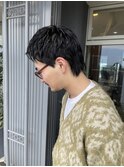 ナチュラルザクザクメンズショート