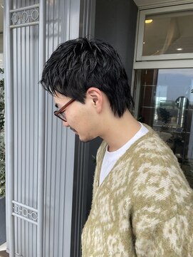 ヘアメイク アース 秋田仁井田店(HAIR & MAKE EARTH) ナチュラルザクザクメンズショート