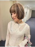 ハイトーン×ミニボブ