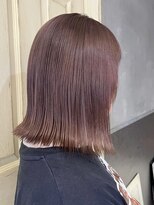ボコカ(bococa) 【りん指名】切りっぱなしボブ/ピンクベージュ/大人ハイトーン