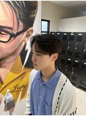 ダウンパーマ　ニュアンスパーマ　センターパート