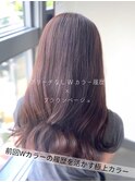 【透明感カラー特化】蒲地担当 Wカラー履歴×ブラウンベージュ