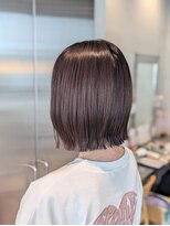 オーガニック リブ 川越(organic+live)&nbsp;夏スタイル！20代30代かわいい切りっぱなしくびれボブ