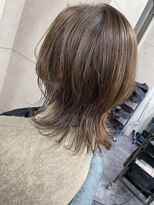 ルッソリベラ 池袋(Lusso libera)&nbsp;オリーブグレー/チャコールグレー/ウルフカット/ウルフレイヤー