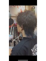 ジュン(Jun) 波巻きパーマ裾カラー