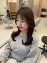 ハニー 町田(HONEY)&nbsp;韓国ヘア/レイヤーカット/ワンホン/くびれヘア/チャコールグレー
