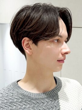 ヨリ サッポロ 札幌大通(yori SAPPORO) ニュアンスパーマ/センターパート/韓国マッシュ/ダークアッシュ