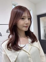 ビビバイベル(BiVi by BHEL)&nbsp;桑名ロングレイヤーカットハッシュカット透明感カラー重めロング