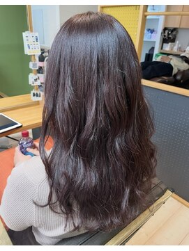 コトナ 越谷店 ゆるふわダークピンクブラウン