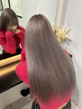 レイヤーカット/顔周り/韓国/シルバー/グレー/[名古屋/名駅]