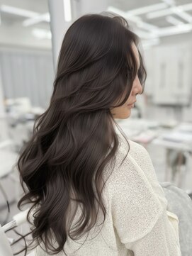 アマトウキョウスマートサロン(AMA TOKYO×Smart Salon) グレージュ　赤み消し　レイヤーカット　透明感カラー