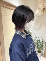 クーナバイトマト 横浜(Cuna by TOMTO)&nbsp;【YUYA】ショートウルフ_インナーカラー_ウルフカット