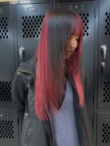 イエナ 渋谷(IENA) 10代20代30代対応インナーカラーブルー裾カラーケアブリーチ