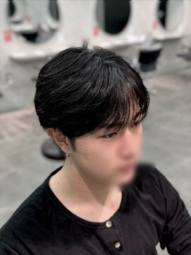 ジーニー 千葉(GENiE) MEN’S HAIR/2way前髪/襟足ありセンターパート/千葉