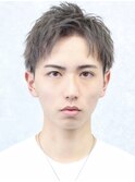 刈り上げアップバング