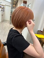 ナンバー ノード 渋谷(N° node) 艶髪ハイトーン髪質改善トリートメント丸みショート渋谷