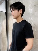 センターパート　ニュアンスパーマ　ダウンパーマ　南川聖華