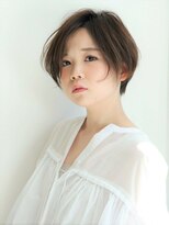 エムスラッシュ 横浜元町店(M.SLASH)&nbsp;■かきあげバングアッシュグレイ小顔ミニボブM.SLASH元町24-13
