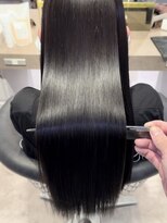アース コアフュールボーテ 佐久平店(EARTH coiffure beaute)&nbsp;ナチュラルベージュ_韓国ヘア_シルク縮毛_ヨシンモリ