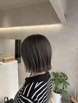 トキ(toki)&nbsp;切りっぱなしボブ×暗髪カラー
