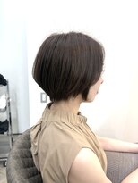 ソソ(soso)&nbsp;ショートボブ/丸みショート/明るい白髪染め30代40代50代60代箕面